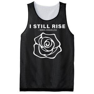 I Still Rise Inspirational Quote Mesh Reversible Basketball Jersey Tank