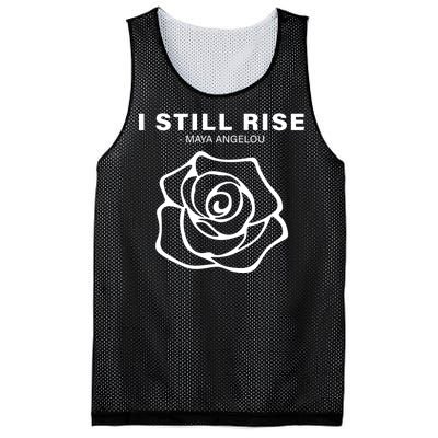 I Still Rise Inspirational Quote Mesh Reversible Basketball Jersey Tank