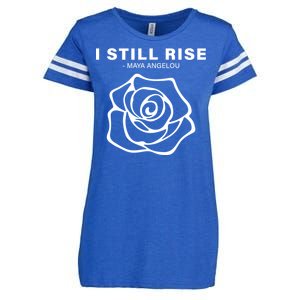 I Still Rise Inspirational Quote Enza Ladies Jersey Football T-Shirt