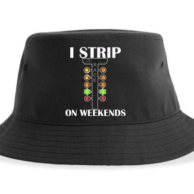 I Strip On Weekends Sustainable Bucket Hat