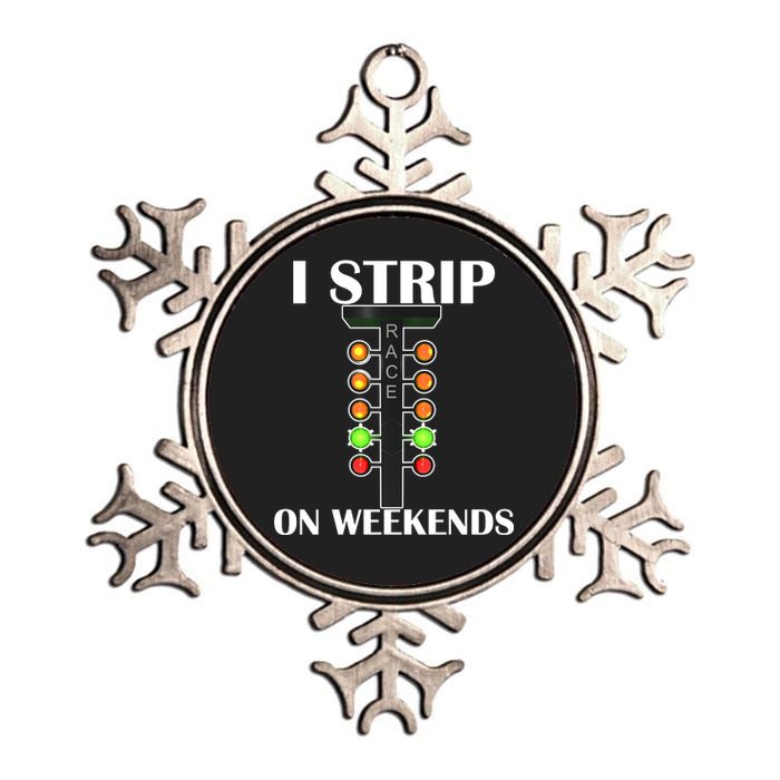 I Strip On Weekends Metallic Star Ornament