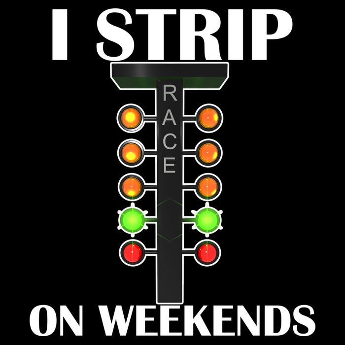 I Strip On Weekends Tie-Dye T-Shirt