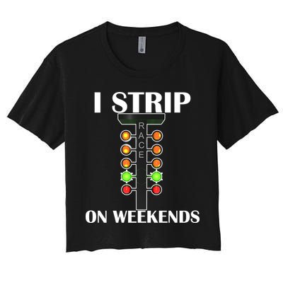 I Strip On Weekends Crop Top