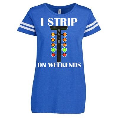 I Strip On Weekends Enza Ladies Jersey Football T-Shirt