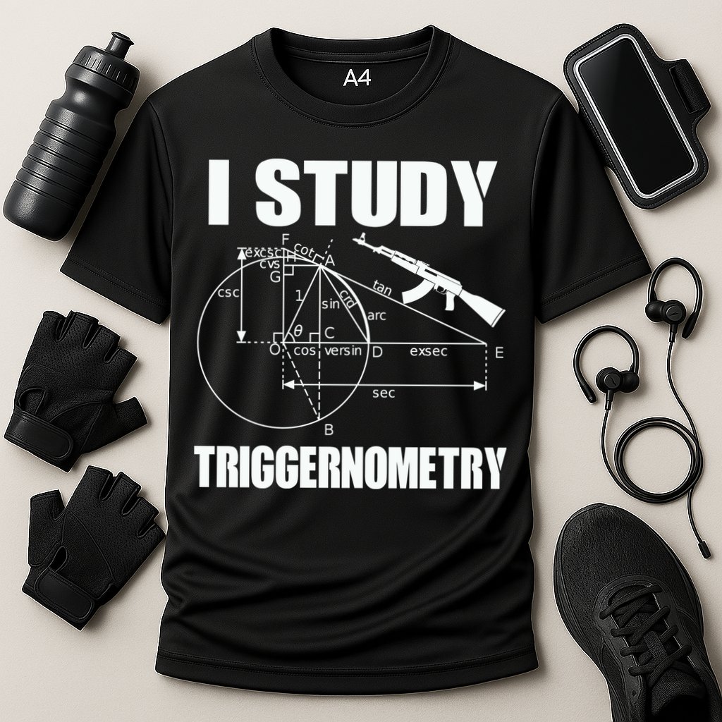 I Study Triggernometry Gun Performance Shirt