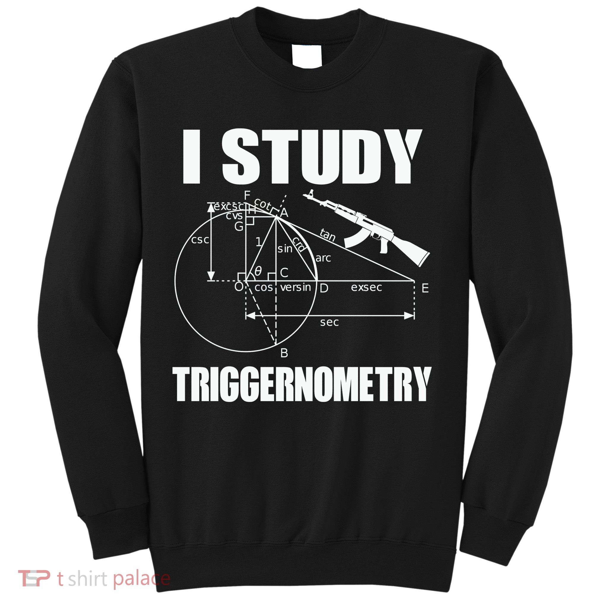 I Study Triggernometry Gun Sweatshirt