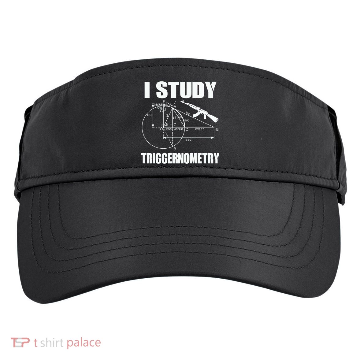 I Study Triggernometry Gun Adult Drive Performance Visor