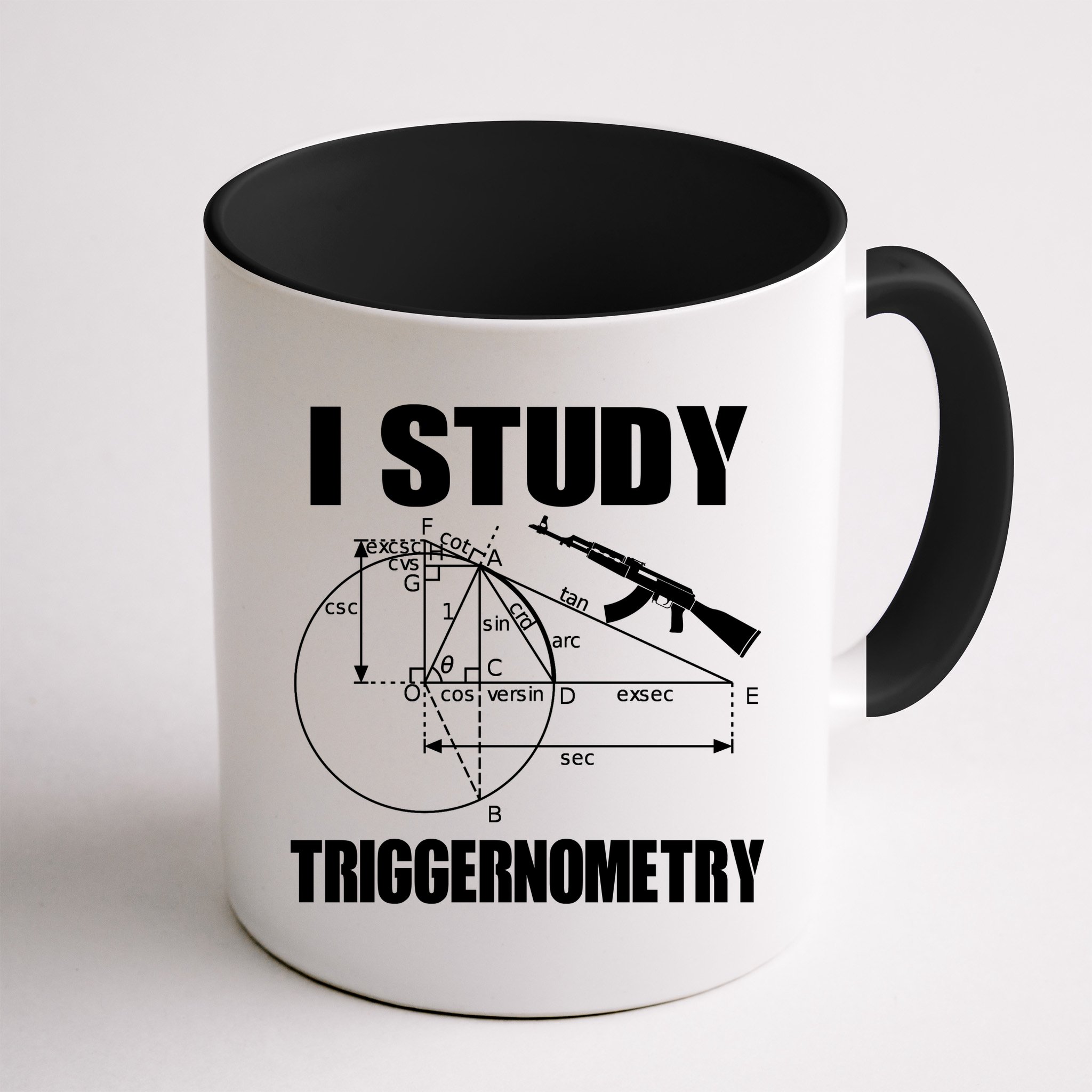 I Study Triggernometry Gun Mug