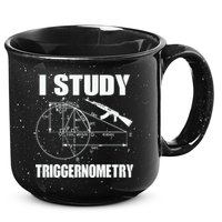 I Study Triggernometry Gun 15oz Campfire Ceramic Mug