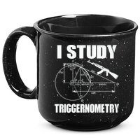 I Study Triggernometry Gun 15oz Campfire Ceramic Mug
