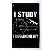I Study Triggernometry Gun Golf Towel