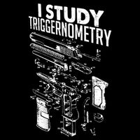 I Study Triggernometry Gun Diagram Sweatshirt