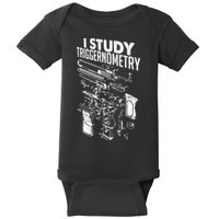 I Study Triggernometry Gun Diagram Baby Bodysuit