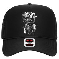 I Study Triggernometry Gun Diagram Trucker Hat
