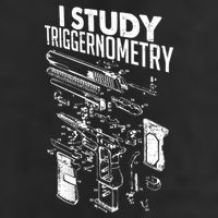 I Study Triggernometry Gun Diagram Trucker Hat