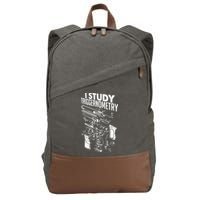 I Study Triggernometry Gun Diagram Cotton Canvas Backpack