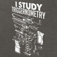 I Study Triggernometry Gun Diagram Cotton Canvas Backpack