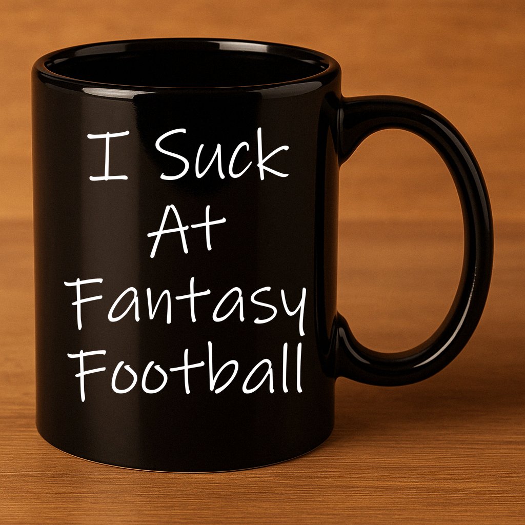 I Suck At Fantasy Football 11oz C Handle Ceramic Mug