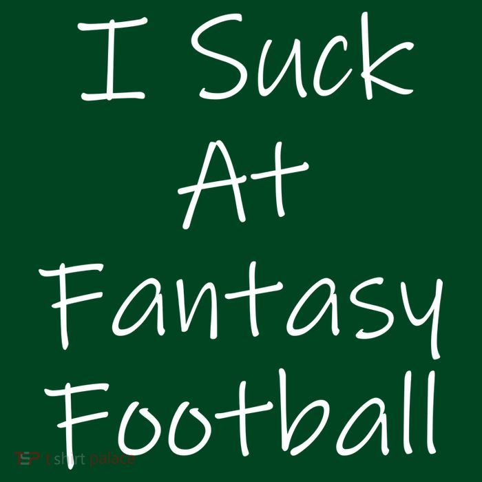 I Suck At Fantasy Football Button