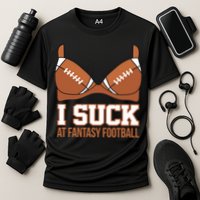 I Suck At Fantasy Football Last Place Cooling Performance Crew T-Shirt