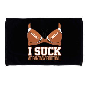 I Suck At Fantasy Football Last Place Microfiber Hand Towel