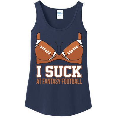 I Suck At Fantasy Football Last Place Ladies Essential Tank