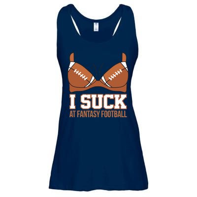 I Suck At Fantasy Football Last Place Ladies Essential Flowy Tank