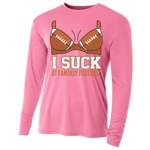 I Suck At Fantasy Football Last Place Cooling Performance Long Sleeve Crew