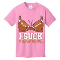 I Suck At Fantasy Football Last Place Kids T-Shirt