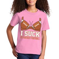 I Suck At Fantasy Football Last Place Kids T-Shirt