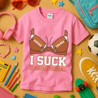 I Suck At Fantasy Football Last Place Kids T-Shirt
