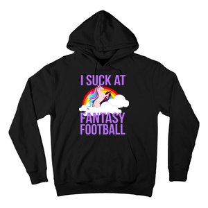 I Suck At Fantasy Football Unicorn Hoodie