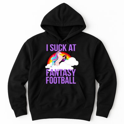 I Suck At Fantasy Football Unicorn Hoodie