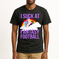 I Suck At Fantasy Football Unicorn Tall T-Shirt
