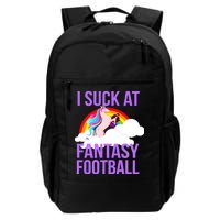 I Suck At Fantasy Football Unicorn Daily Commute Backpack