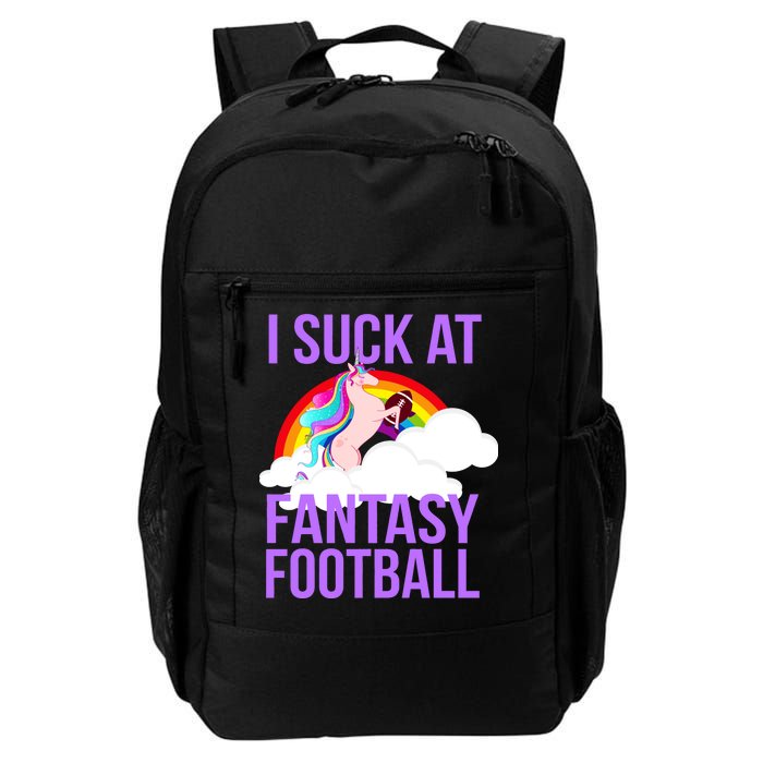 I Suck At Fantasy Football Unicorn Daily Commute Backpack