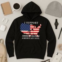 I Support American Oil From American Soil Keystone Pipeline Hoodie