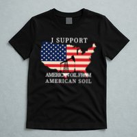I Support American Oil From American Soil Keystone Pipeline T-Shirt