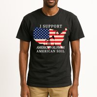 I Support American Oil From American Soil Keystone Pipeline Tall T-Shirt