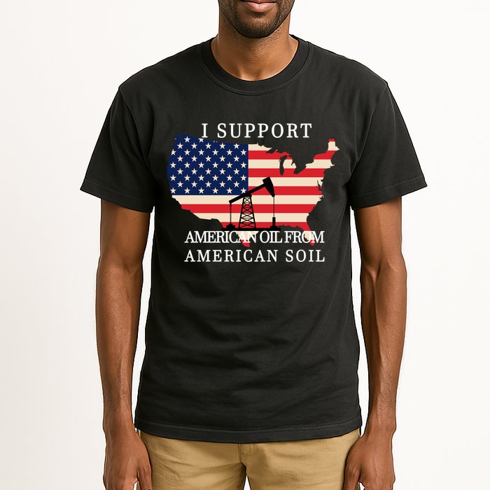 I Support American Oil From American Soil Keystone Pipeline Tall T-Shirt