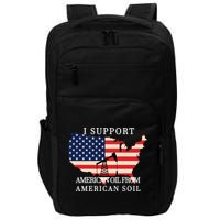 I Support American Oil From American Soil Keystone Pipeline Impact Tech Backpack