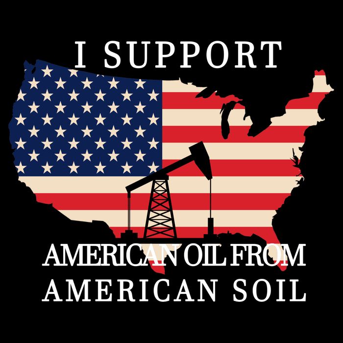 I Support American Oil From American Soil Keystone Pipeline Premium T-Shirt