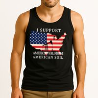 I Support American Oil From American Soil Keystone Pipeline Tank Top
