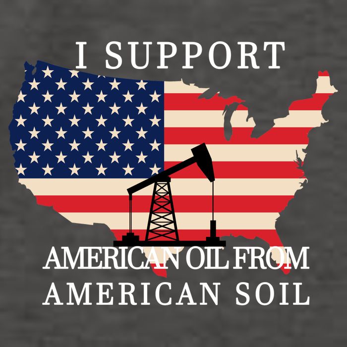 I Support American Oil From American Soil Keystone Pipeline Vector Backpack