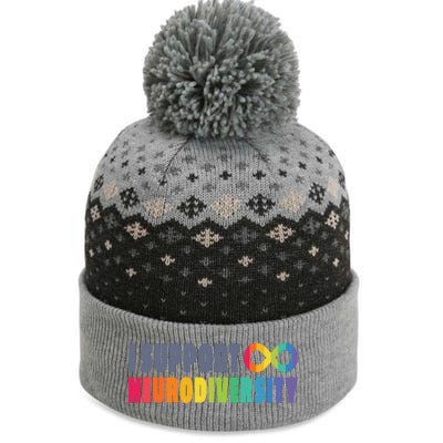 I Support Neurodiversity The Baniff Cuffed Pom Beanie