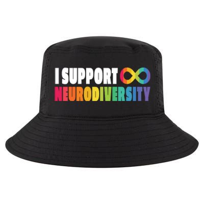 I Support Neurodiversity Cool Comfort Performance Bucket Hat