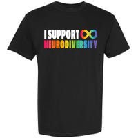I Support Neurodiversity Garment-Dyed Heavyweight T-Shirt