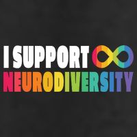 I Support Neurodiversity Garment-Dyed Heavyweight T-Shirt