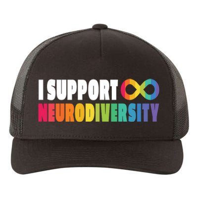 I Support Neurodiversity Yupoong Adult 5-Panel Trucker Hat