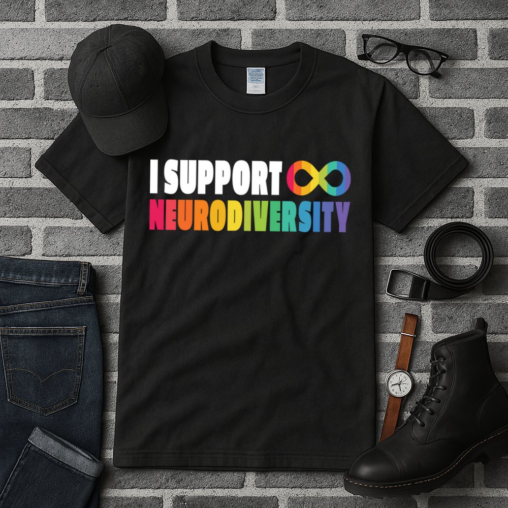 I Support Neurodiversity Tall T-Shirt
